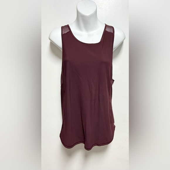 Lululemon Sculpt Tank Dark Sport Red Size 6 - Picture 7 of 8